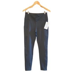 ATHLETA Navy Moto Legging